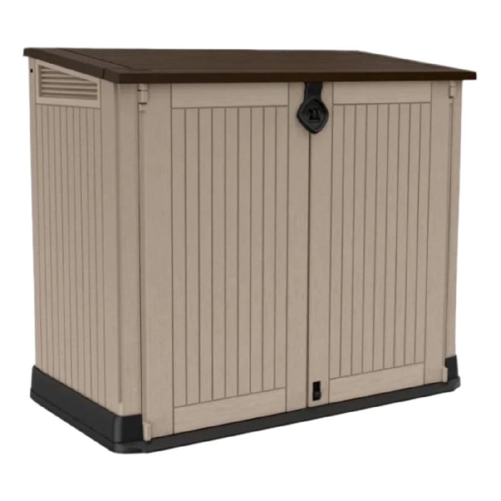 Outdoor Storage Box for Garden Use Made from Durable Plastic - 120 x 60 x 80