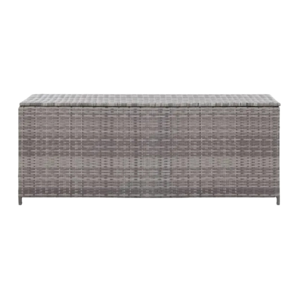 Outdoor Storage Box for Patio in Woven Resin - 150 x 60 x 60